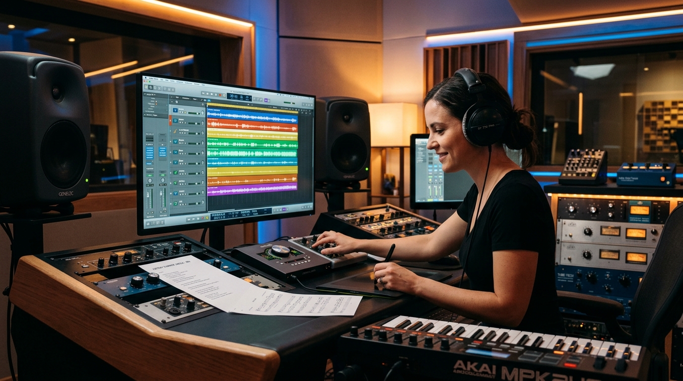 In-House Audio Jingle Recording Studio in Agra